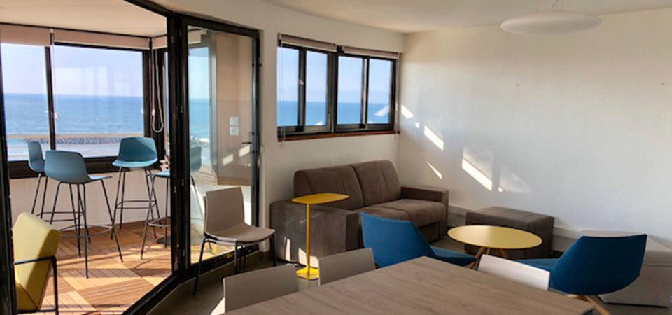 Residencia les Rivages frente al mar nuestros alojamientos en alquiler de vacaciones textiles immobiliaria Cap d’Agde agencia RESID’ 